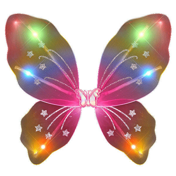 Light Up Rainbow Fairy Butterfly Wings A706-A600