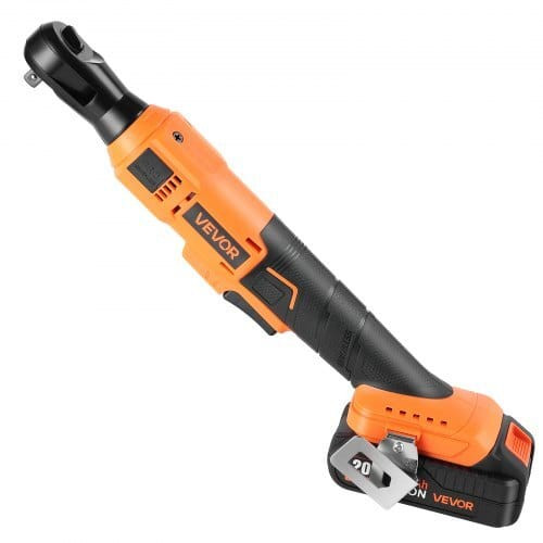 Cordless Ratchet Wrench, 3/8 inch Drive, 230 RPM, up to 88 ft-lbs of Torque, Battery Powered Electr E415-DDJLBSTZ38INPVZN6001V1