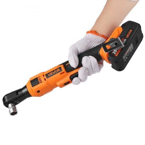 Cordless Ratchet Wrench, 3/8 inch Drive, 230 RPM, up to 88 ft-lbs of Torque, Battery Powered Electr E415-DDJLBSTZ38INPVZN6001V1