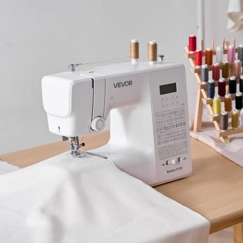 Computerized Sewing Machine, 200 Stitch Applications, with LCD Screen, Foot Pedal and LED Light, He E415-JYFRJ700ZMINYK7AD001V1