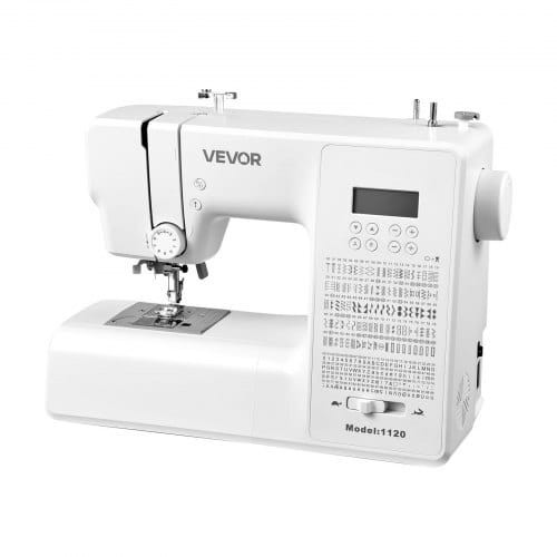 Computerized Sewing Machine, 200 Stitch Applications, with LCD Screen, Foot Pedal and LED Light, He E415-JYFRJ700ZMINYK7AD001V1