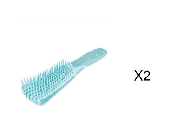 Color: Green, quantity: 2pcs - Eight-claw comb hair comb Q119-CJBJMRAM00200-Green-2pcs