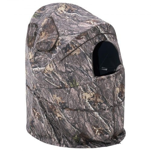Hunting Blind, Single Person Ground Blinds with Carrying Bag, Portable Camouflage Tent, Reinforced  E415-SLCDRZPYCKWS3T0XJ001V0
