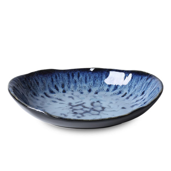 style: C - Creative Kiln Changed Ceramic Tableware Special-Shaped Dish Q119-CJCJ101248503CX