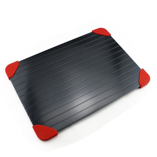 Color: Red, Size: 23x16.5x0.3cm - Frozen Quick Thawing Plate Kitchen Aluminum Alloy Thawing Plate Q119-CJCJ105562801AZ