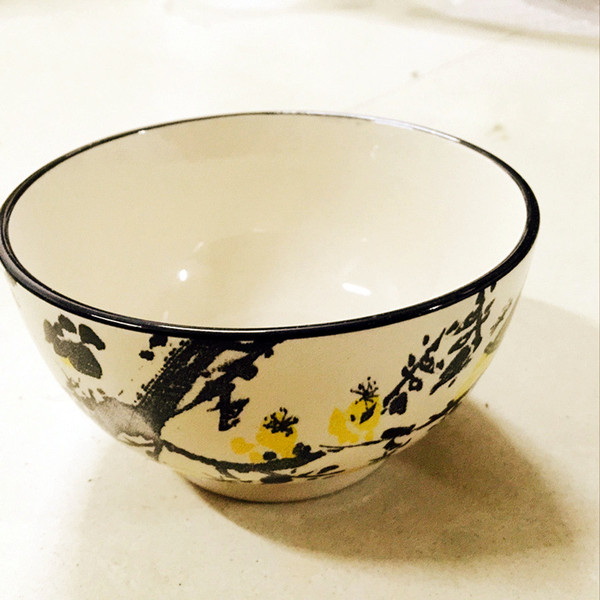 Retro Plum Blossom Household Ceramic Bowl Q119-CJCJ1107481