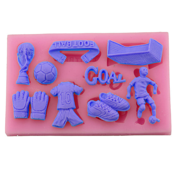 European Cup Football Silicone Fondant Soap 3D Cake Baking Mold Cupcake Jelly Candy Chocolate C122-1314526