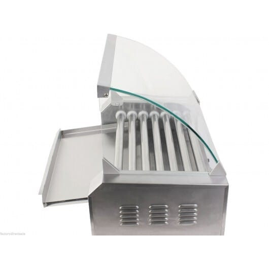 18 Hot Dog 7 Roller Grill Commercial Cooker - Color: Silver D681-EP19235