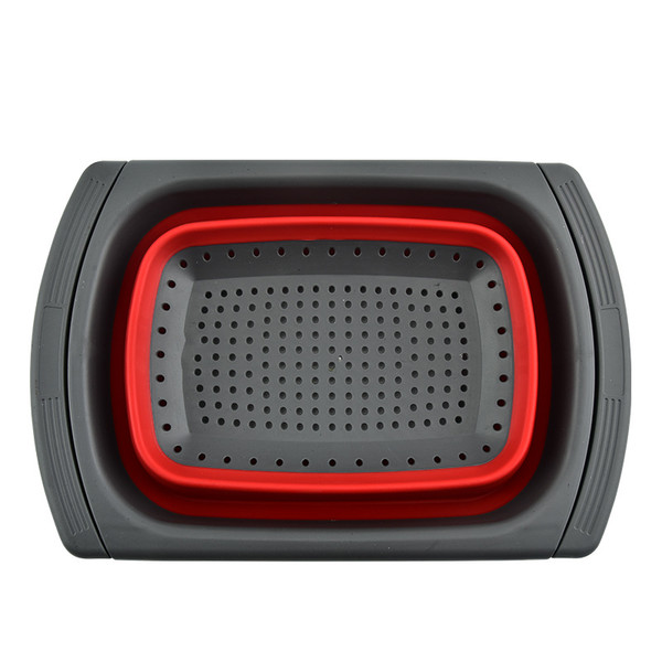 Silicone Collapsible Retractable Drain Basin With Handles Kitchen Foldable Water Filter Filter Mesh Q119-CJCJ1117172