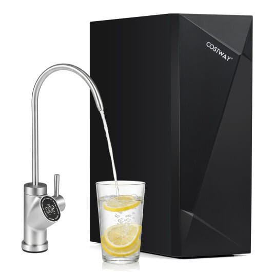 800 GPD AW-RB20 Alkaline PH+ Reverse Osmosis Water Filter - Color: Black - Size: 800 Gallon D681-ES10607US-BK