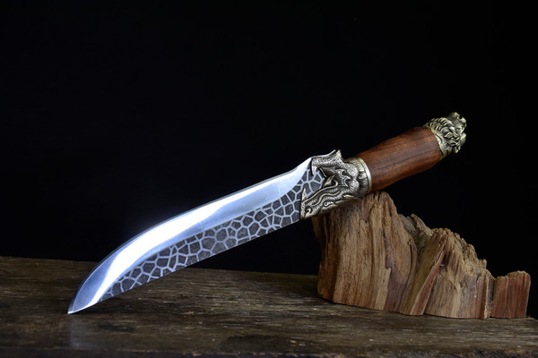 Kitchen Knife Dragon Tiger Bone Knife Ice Crack Q119-CJCJ1167894