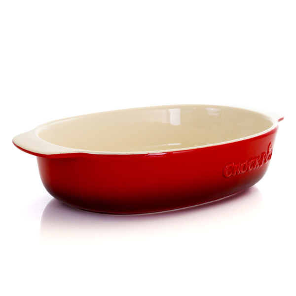 Crock Pot 2.5 Quart Red Stoneware Bake Pan D970-124397.01