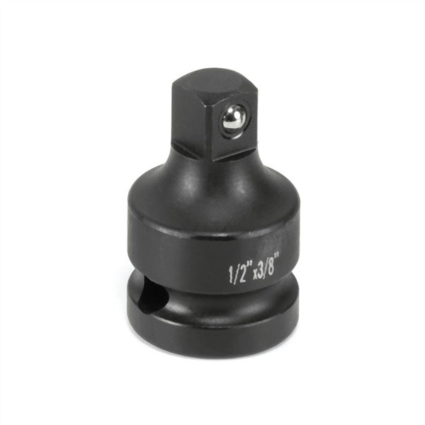 Grey Pneumatic 1/2" Female x 3/8" Male Adapter with Friction Ball T398-GRE2228A