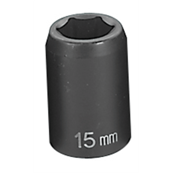 Grey Pneumatic 1/2" Drive x 15mm Standard Socket T398-GRE2015M