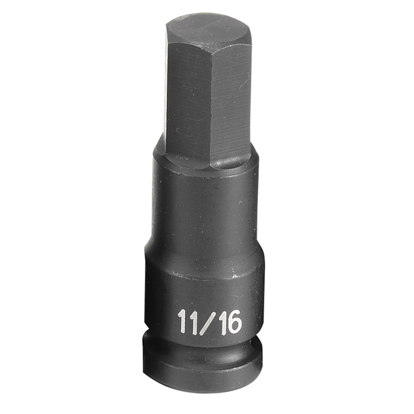 Grey Pneumatic 1/2" Drive x 11/16" Hex Driver T398-GRE2922F