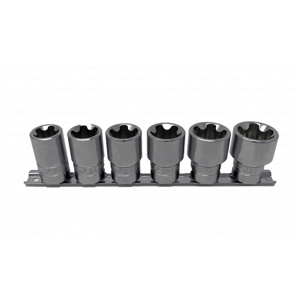 CTA Manufacturing 6 Piece 5 Pt Torx Plus Socket Set - 1/2 Inch Drive T398-CTA5066