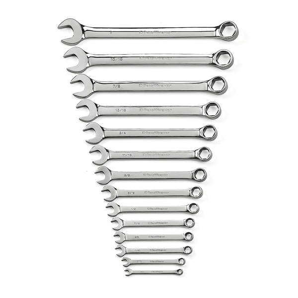 GearWrench 14 Piece 6 Point Combination SAE Wrench Set T398-KDT81924