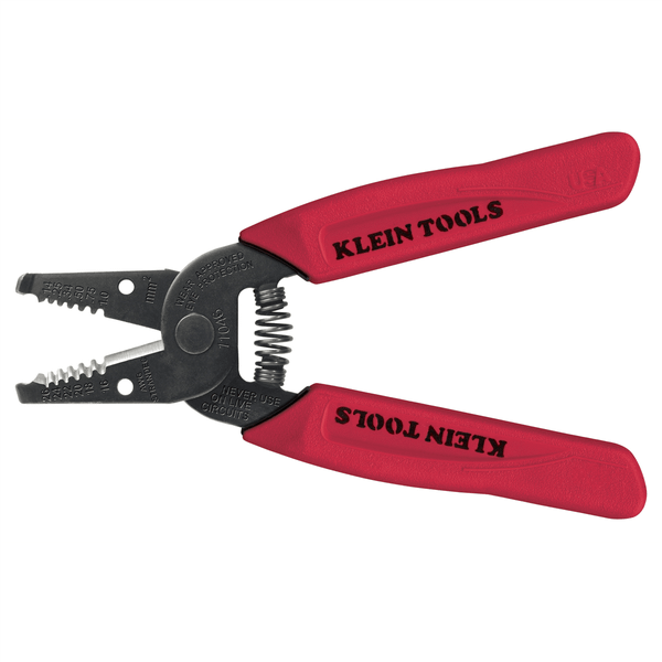 Klein Tools Wire Stripper-Cutter Flat Design for 16-26 AWG Str&ed Wire T398-KLE11046