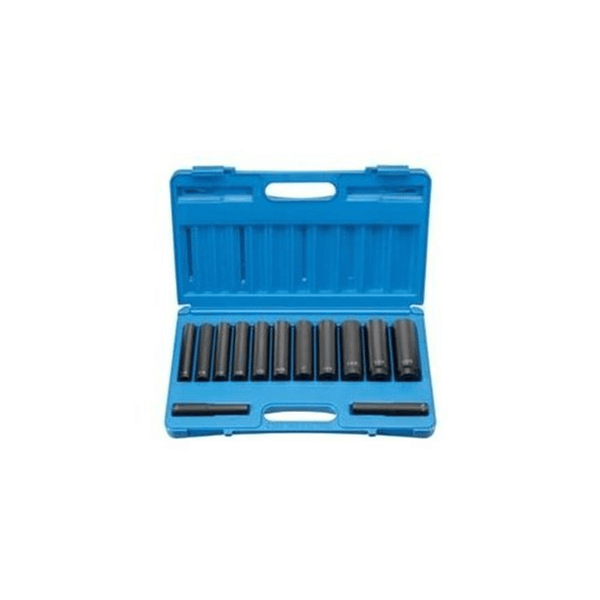 Grey Pneumatic 1/2" Drive 13 Piece Extra-Deep Set T398-GRE1313XD