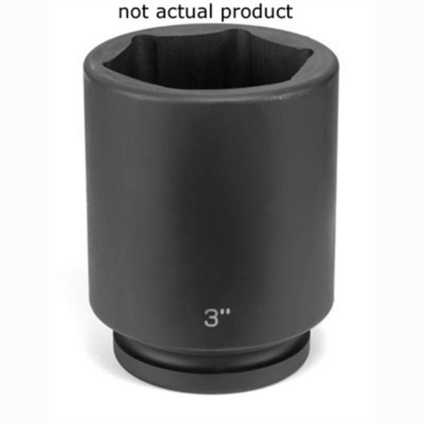 Grey Pneumatic 1" Drive x 1-11/16" Deep Socket T398-GRE4054D
