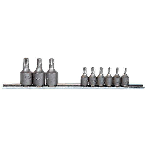 K Tool International 9-PIECE INTERNAL TORQ SOC SET, CARDED ON SOC T398-KTI22800