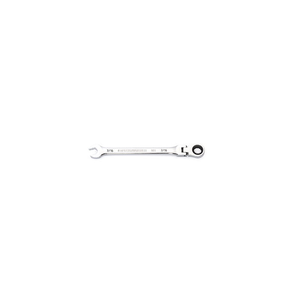 GearWrench 7/16 Inch 90-Tooth 12 Point Flex Head Ratcheting Combination Wrench T398-KDT86744