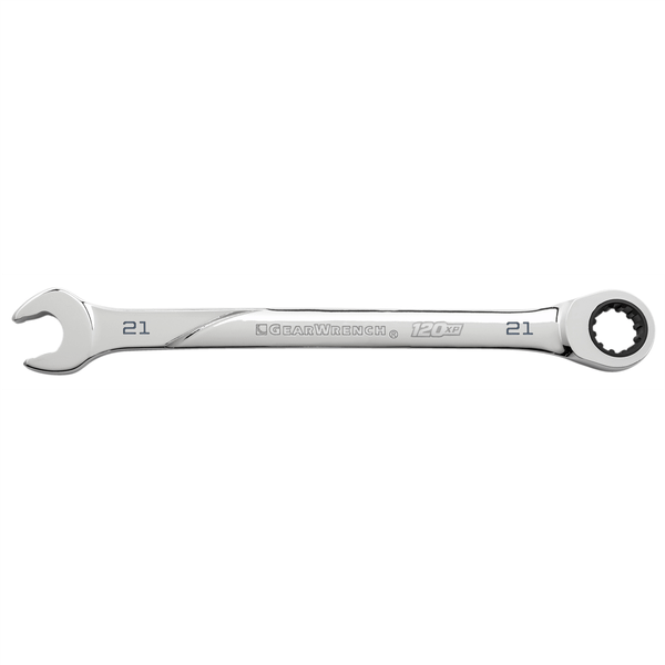 GearWrench 21mm 120XP Universal Spline XL Ratcheting Combination Wrench T398-KDT86421