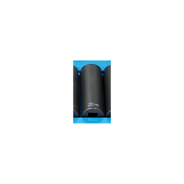 Grey Pneumatic 1/2" Drive x 20mm Deep - 12 Point Socket T398-GRE2120MD