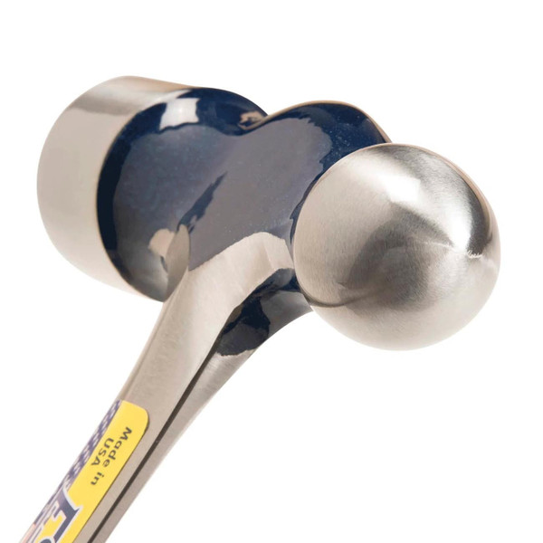 Estwing 8 oz. Ball Peen Hammer with Blue Vinyl Shock Reduction Grip M119-E38BP