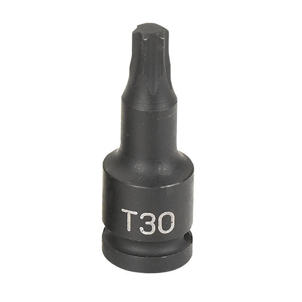 Grey Pneumatic 1/4" Drive x T30 Internal Star Impact Driver T398-GRE930T