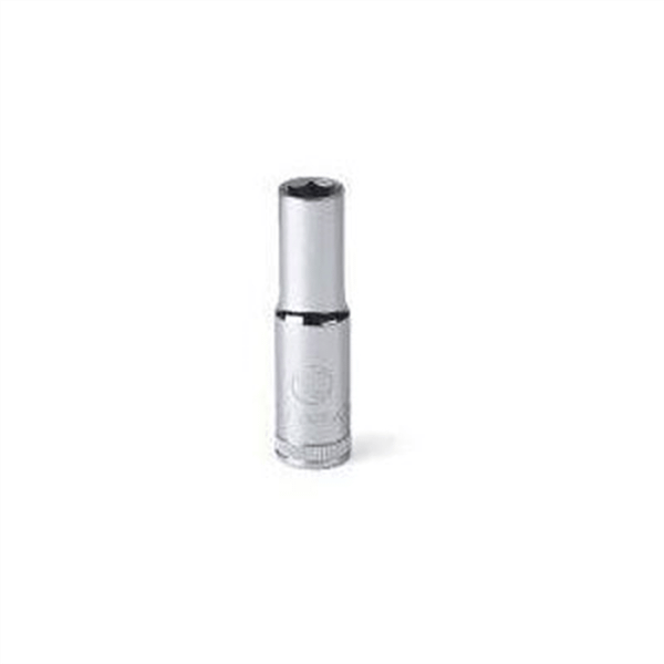 GearWrench 1/2 Inch Drive 6 Point Deep Metric Socket 17mm T398-KDT80644