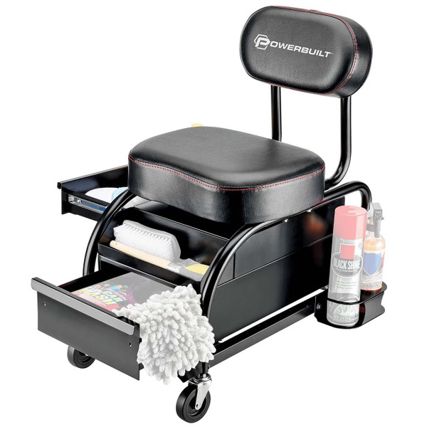 Powerbuilt Professional Detailer Roller Seat M119-240299