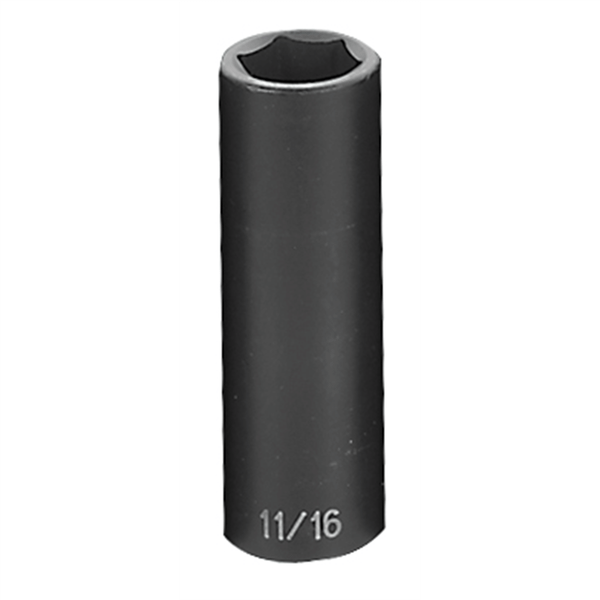 Grey Pneumatic 1/2" Drive x 11/16" Deep Socket T398-GRE2022D