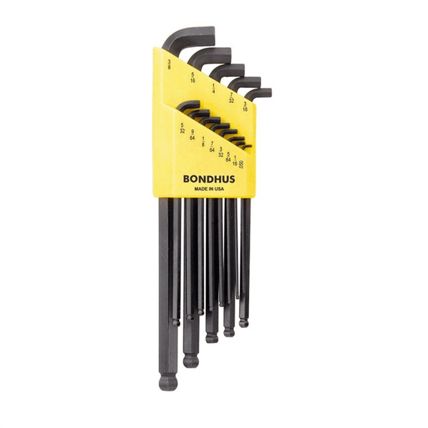 Bondhus Corp. STUBBY L-WRENCH INCH SET - 13 SIZES .050 THRU 3/8" T398-BND16537