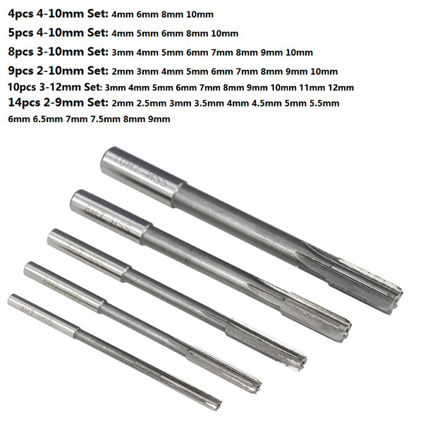 Color: As shown, Style: 4 pcs - High-speed Steel High-precision Spiral Inner Hole White Steel Alloy Q119-CJJZGJSD02108-As shown-4 pcs