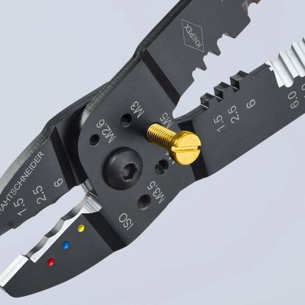 Knipex High Leverage Crimping Pliers/Wire Strippers (9-1/2") M119-9722240