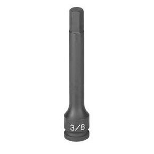Grey Pneumatic 3/8" Drive x 5mm Hex Driver 4" Length T398-GRE19054M