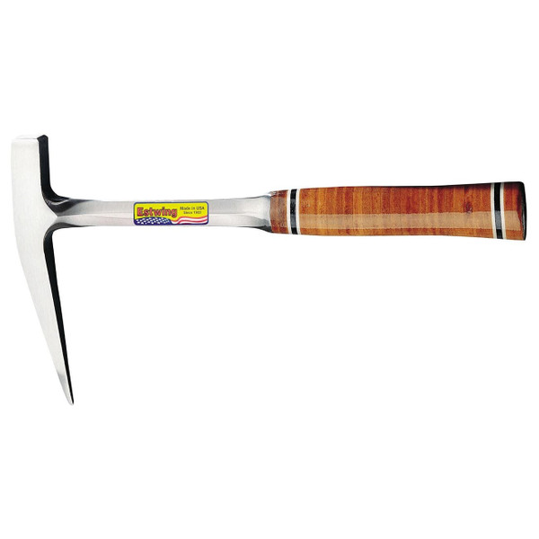 Estwing 13 oz. Lightweight Smooth Face Rock Pick - Leather Grip M119-E13P