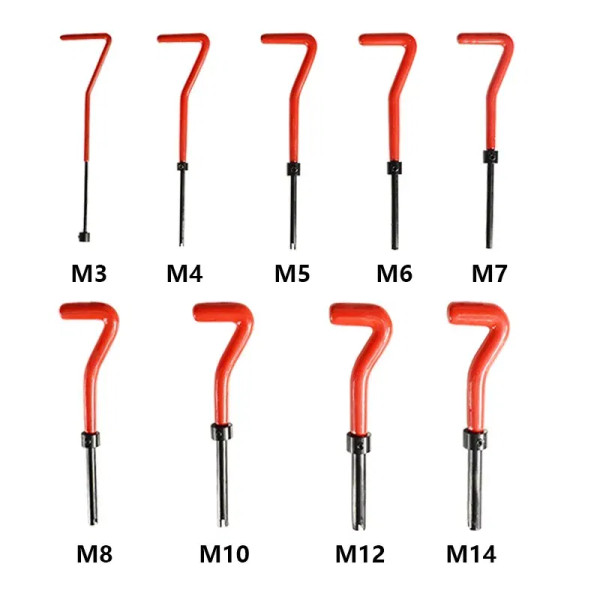Thread Diameter: M2.6, Ships From: CN - HAMPTON M2-M16 Screw Thread Inserts For Restoring Damaged T F640-12000031535849734