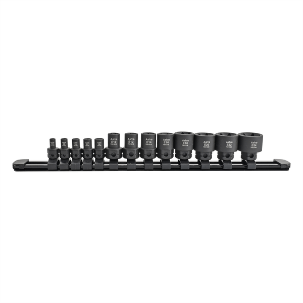 Astro Pneumatic 13pc 1/4" & 3/8" Drive External Torx Nano Impact Socket Set T398-AST78313