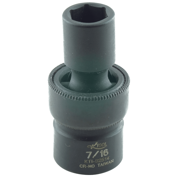K Tool International SOC 7/16 3/8D IMP UNIV 6PT SHORT T398-KTI32514