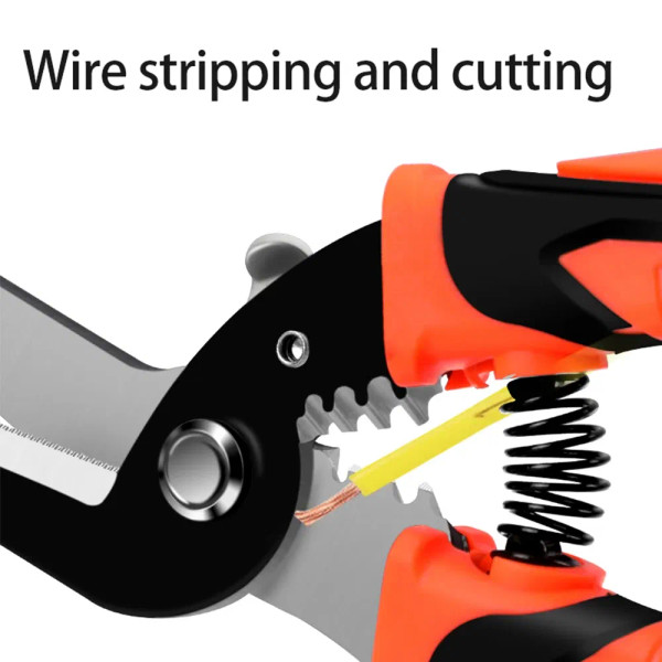 Color: Pink - Multifunctional Metal Sheet Cutting Scissor Aviation Snip Straight Cutter Scissor Ind F640-12000034577676394