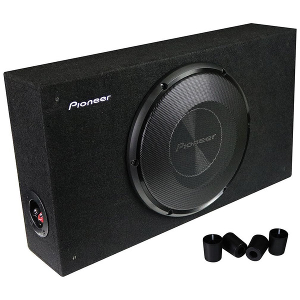 Pioneer Single 10" Shallow Mount Pre-Loaded Enclosure - 1200 Watts 2ohm M119-TSA2500LB