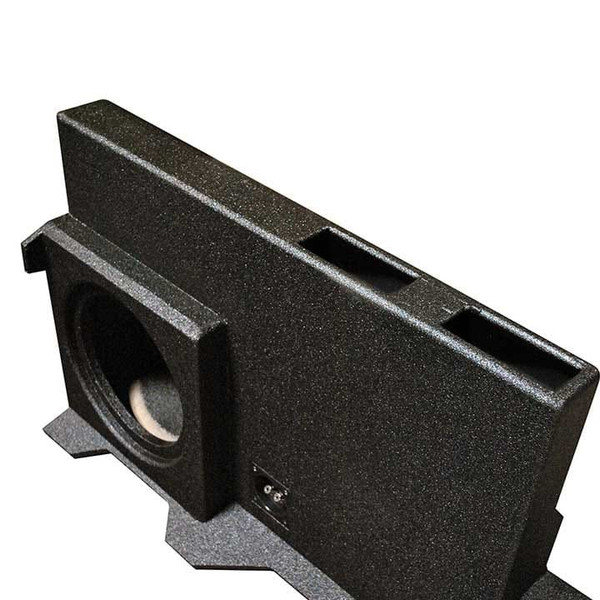 QPower "QBOMB" F-150 Super Crew '04-'08 Dual 10" Vented Empty Woofer Box M119-QBFORD04210