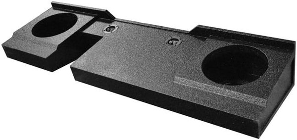 QPower "QBOMB" Ford F-150 Super Crew Cab '04-'08 Dual 12" Empty Woofer Box M119-QBFORD122004