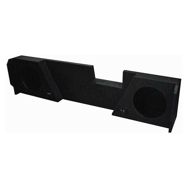 QPower "QBOMB" Chevy/GMC Double Cab '14-'24 Dual 10" Empty Woofer Box M119-QBGMC102014DCAB