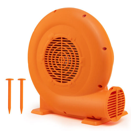 750W Air Blower (1.0HP) for Inflatables with 25 feet Wire and GFCI Plug - Color: Orange - Size: 750W D681-ES10151US