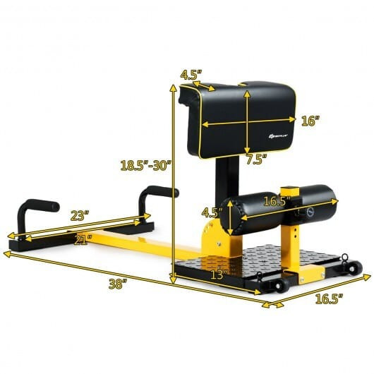 8-in-1 Multifunctional Home Gym Squat Fitness Equipment - Color: Black D681-SP36947