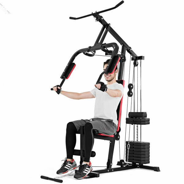 Multifunction Cross Trainer Workout Machine - Color: Black D681-SP36555+