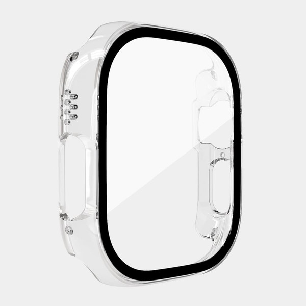 Watch Cover Scratch Proof Protective Case Hollow Frame Screen Protector Compatible For Iwatch Ultra K484-PEL_0NV7H3GK
